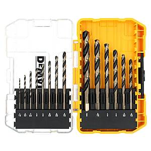 14 piece DEWALT BLACK + GOLD  Black and gold coated HSS Jobber length Twist Drill Bit Set, $10.98, free pickup, Lowe's