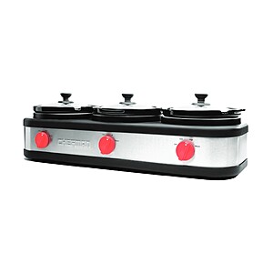 Chefman Triple Slow Cooker & Buffet Server $21.34