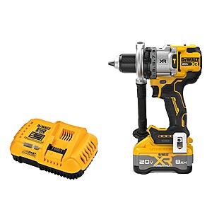 DeWalt XR 1/2" 20v Hammer Drill (DCD1007WW1) + (2) 8Ah PowerPack batteries (DCB2108) YMMV $279