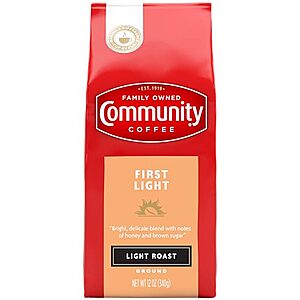 [SnS, AC] $6.23* | 12-Oz Community Coffee First Light Blend Light Roast Ground Coffee at Amazon