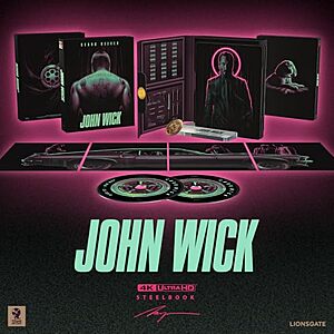 $32.99* | John Wick 10th Anniversary Titans of Cult SteelBook (4K UHD + Blu-ray + Digital) at Amazon