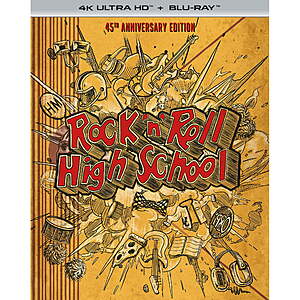 Rock 'n' Roll High School 45th Anniversary Edition (4K Ultra HD + Blu-Ray) $20.41 + Free Shipping w/ Walmart+ or on $35+