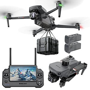 2026 Professional Tablet Remote Pro Drones with Camera for Adults 4k Videos, 360 Obstacle Avoidance, Payload Release 90 Minutes Long Batteries, 6 Miles Safe Long Range $799