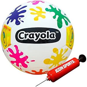 $8.57* | Crayola Ink Splash Soccer Ball (Size 5) at Amazon