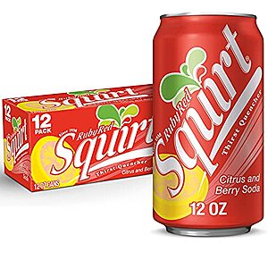 [SnS] $5.67 | 12-Pack 12-Oz Squirt Ruby Red Grapefruit Soda at Amazon (47.3￠ each)