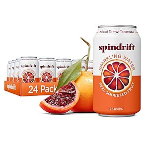 [SnS, AC] $10.40* | 24-pk 12-oz Spindrift Sparkling Water (Blood Orange Tangerine) at Amazon