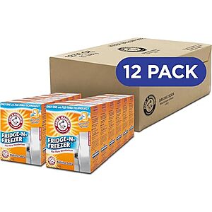 [SnS, AC] $8.67* | 12-Pk 14-Oz Arm & Hammer Baking Soda Odor Absorber at Amazon