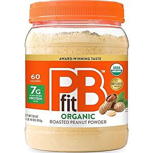 [SnS, AC] $10.65* | 30-Oz PBfit All-Natural Organic Peanut Butter Powder at Amazon
