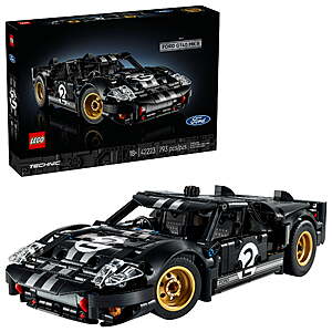 793-Piece LEGO Technic 1966 Ford GT40 MKII Race Car Building Set (42223) $59.99 + Free Shipping