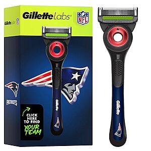 $11.50* | Gillette Labs Special NFL Edition Razor w/ 4 Refills & Magnetic Stand (various) at Amazon