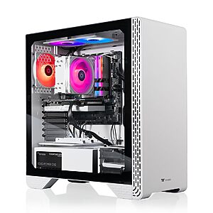 Thermaltake LCGS Glacier i1260S Gaming Desktop (Intel i5-12600KF, DDR4 3600Mhz 16GB RGB, NVIDIA RTX 3060, 1TB NVMe M.2, WiFi, Win11 Home) $689.44