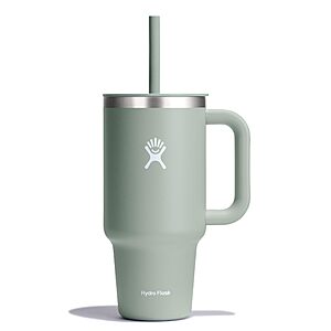 32-Oz Hydro Flask Travel Tumbler Stainless Steel Insulated Cup with Lid and Straw  (Agave) $17.48 + Free Shipping w/ Prime or on $35+