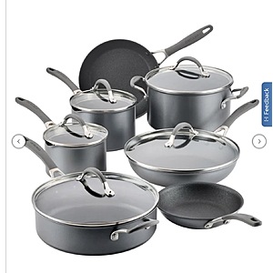 Circulon A1 Series with ScratchDefense Cookware Set, 12 Piece, Graphite $219.99 Free Shipping Costco.com