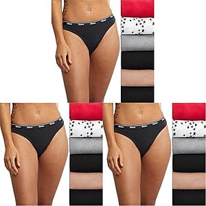 $18.98 | 18-Pack Hanes Women's Originals Thong Panties at Amazon