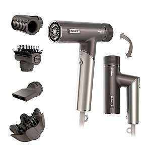Shark SpeedStyle Pro Flex High-Velocity Hair Dryer + Accessories (Mocha Silver) $149.00 + Free Shipping