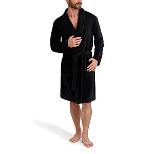 Hanes Men's Adjustable Plush Robe (Various Colors, Sizes: S-XL) $17.93 + Free Pickup at Macys or Free Shipping on $39+