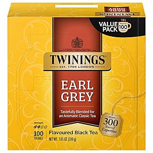 [SnS, AC] $6.59* | 100-Count Twinings Earl Grey Black Tea Bags at Amazon