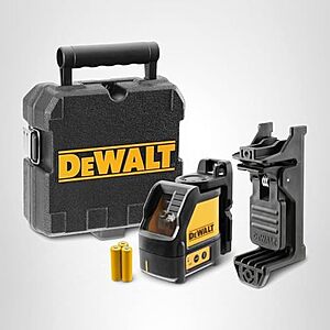 $79.98 | DEWALT Line Laser, Self-Leveling, Cross Line, Red Beam (DW088K) + 10% Back w/ Prime Visa Card at Amazon