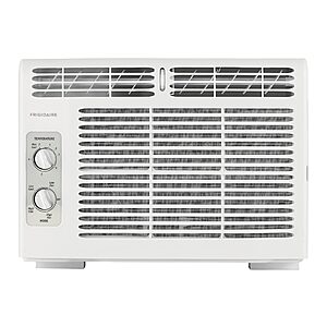 $125.30: Frigidaire 5,000 BTU Window-Mounted Air Conditioner, Cools Up to 150 Sq. Ft., White