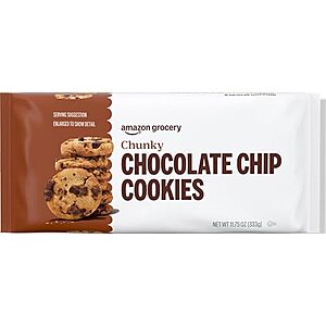 [SnS] $2.14 | 11.75-Oz Amazon Grocery Chunky Chocolate Chip Cookies at Amazon