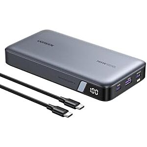 [Prime] $59.99* | UGREEN Power Bank 25,000mAh 145W Laptop Portable Charger at Amazon