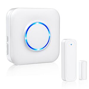 [Prime] Satisure Wireless Door/Window Entry Alert Chime w/ Contact Sensor $4.98 + Free Shipping