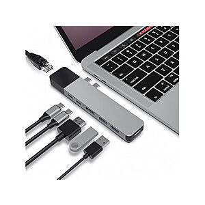 HyperDrive USB C Hub - Docking Station -  40Gbps/100W PD, 5Gbps/60W PD, 4K30Hz HDMI - w/Promo Code: WOOTDOCK - $4