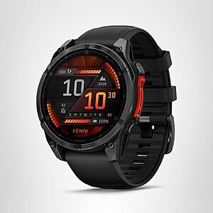 $749.99* | 47mm Garmin fēnix 8 AMOLED, Premium Multisport GPS Smartwatch at Amazon