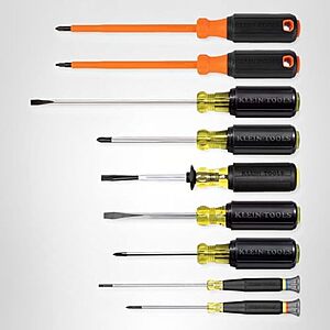 $39.98* | 9-Piece Klein Tools Electrician Screwdriver Set at Amazon
