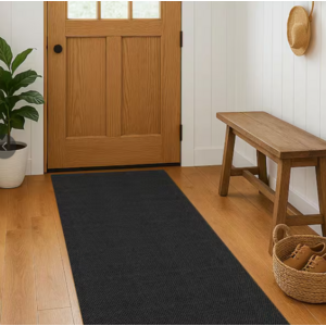 Non-Slip Hallway Runner Rug For Home/Office Black Hobnail, 2 ft. x 5 ft. $14.4