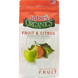 $6.98 | 4 lbs Jobe’s Organics Granular Garden Fertilizer at Amazon