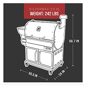 Silverbac® 2.0 XL Wood Pellet Grill $899.99