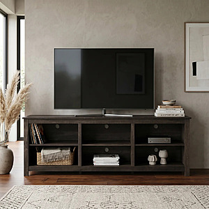 Three Posts Innis TVs Stand (Dark Dusty Oak, Up to 75" TVs) $134.99 + Free Shipping