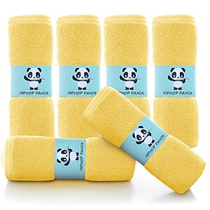 6-Pack 10"x10" Hiphop Panda 2-Layer Ultra Soft Absorbent Washcloths (various) $5.99 + Free Shipping w/ Prime or on $35+