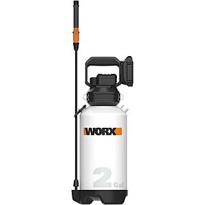 WORX WG829 20V 2-Gallon Cordless Yard Sprayer | Battery Included, Charger Included $59.99