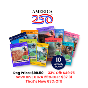 10-Book National Parks Collector Kids' Activity Book Set (For Ages 5-10) $29.85 ($2.99/Book) + Free Shipping