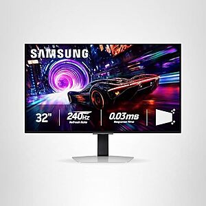 [AC] $720.23 | 32″ Samsung Odyssey QD-OLED G8, 4K, 240Hz, Gaming Monitor, 0.03ms (G81SF) at Amazon