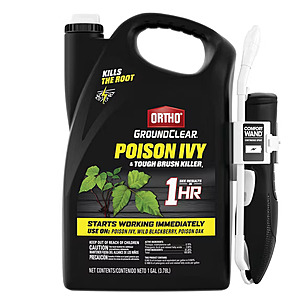 Ortho GroundClear Poison Ivy and Tough Brush Killer3 with Comfort Wand, 1 gal $20.98