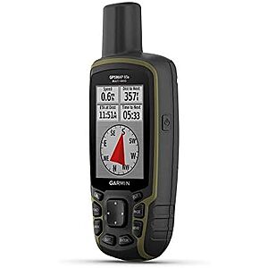 $299.99* | Garmin GPSMAP 65s, Button-Operated Handheld with Altimeter and Compass at Amazon