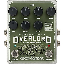 Electro-Harmonix Operation Overlord Overdrive Pedal for guitar bass or keyboard $79