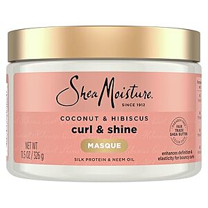 [SnS, AC] $6.49 | 11.5-Oz Shea Moisture SheaMoisture Hair Mask (Coconut & Hibiscus) at Amazon