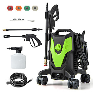 Costway 2400 PSI Electric Pressure Washer with 4 Universal Wheels $79.99 + Free Shipping
