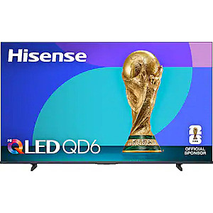 Hisense - 75" Class QD6 Series Hi-QLED 4K UHD HDR Smart Fire TV (2025) $399.99