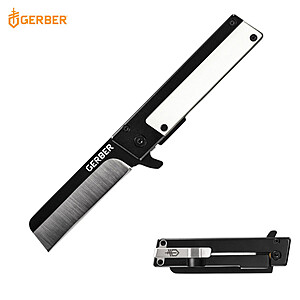 Gerber Quadrant Folding Knife (White/Black) $17 + Free Shipping