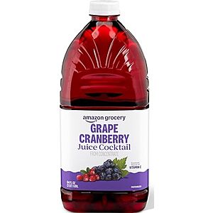 [SnS] $2.14 | 64-Oz Amazon Grocery Grape Cranberry Juice Cocktail at Amazon