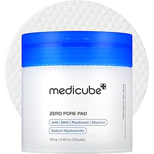 [AC] $10.82* | 70-Count Medicube Zero Pore Pads at Amazon