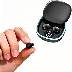 Xmenha Low-Profile Invisible Wireless Bluetooth Earbuds for Small Ears (2 Colors) $9.99 + Free Shipping w/ Prime or on $35+