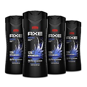4-Count 16-Oz Axe Body Wash (Sage & Cedarwood) $10.87 w/ S&S + Free Shipping w/ Prime or on $35+