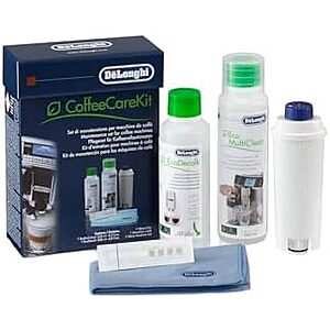 $29.95* | De'Longhi Coffee Care Kit w/ Water Filter, EcoDecalk Descaler & MultiClean Solution at Amazon