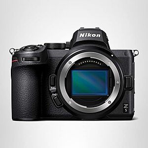 $896.95* | Nikon Z 5 Fx-format Mirrorless Camera Body - Black at Amazon